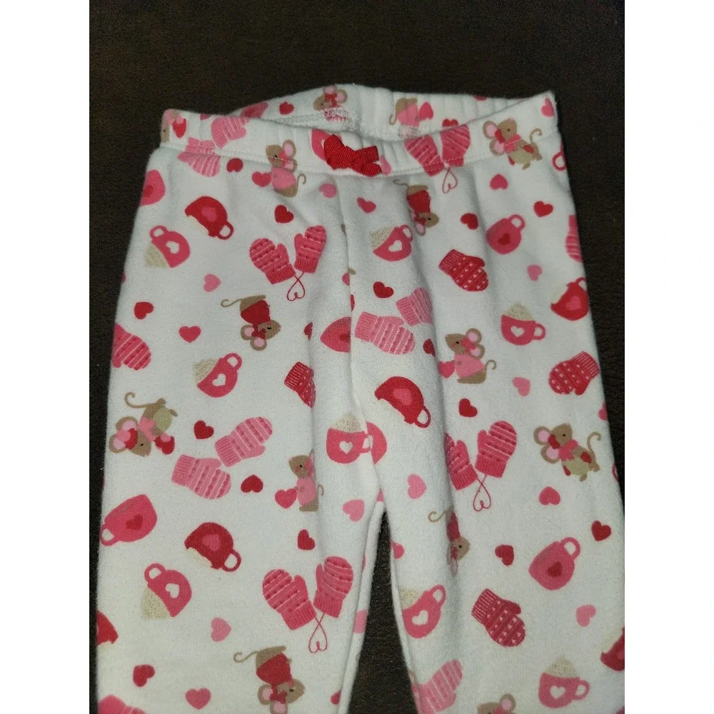 Gymboree cozy valentine valentine's day mouse leggings size 12 18‎ months